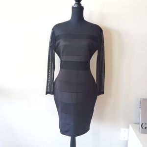 Black Cut Out Sexy Dress
